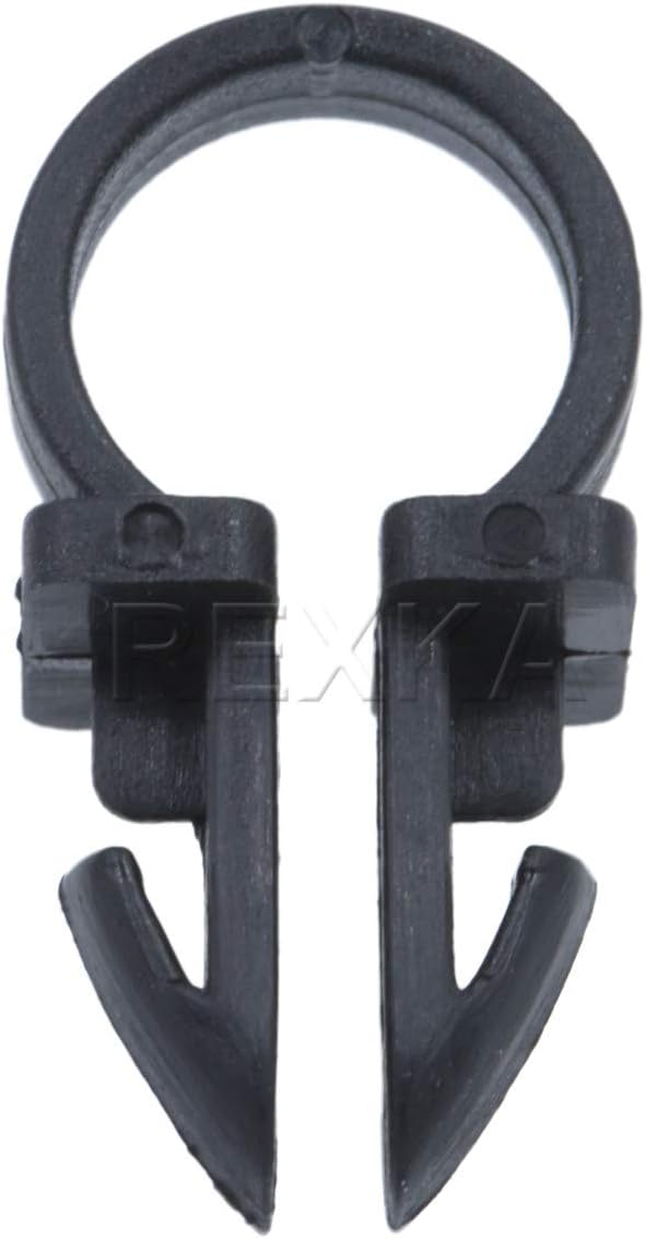 Rexka 30 pcs Wire Routing Clips 3/8" by Rexka