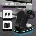 3 in 1 Wireless Charging Station - Image 3