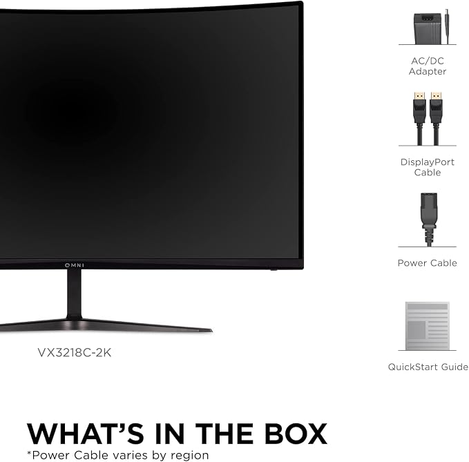 ViewSonic VX3218C-2K 32 Inch Curved 1440p 1ms 165Hz Gaming Monitor - Image 7