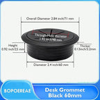 Desk Grommet 2-3/8", Desk Hole Cover - Image 8