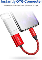 JSAUX USB C to USB 3.0 Adapter, Type C Male to USB Female OTG Cable Compatible - Image 5