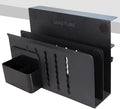 LUKETURE Laptop Holder, Steel Desk Side Storage, No Drill Standing Desk by LUKETURE