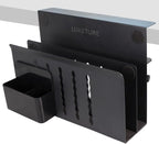 LUKETURE Laptop Holder, Steel Desk Side Storage, No Drill Standing Desk by LUKETURE