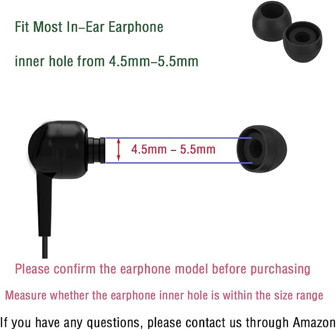 Silicone Small Replacement Earbud Tips Eartips - Image 4