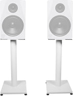 Rockville RS21W 21 inch Steel Bookshelf Speaker Stands, 60 lbs Capacity by Rockville