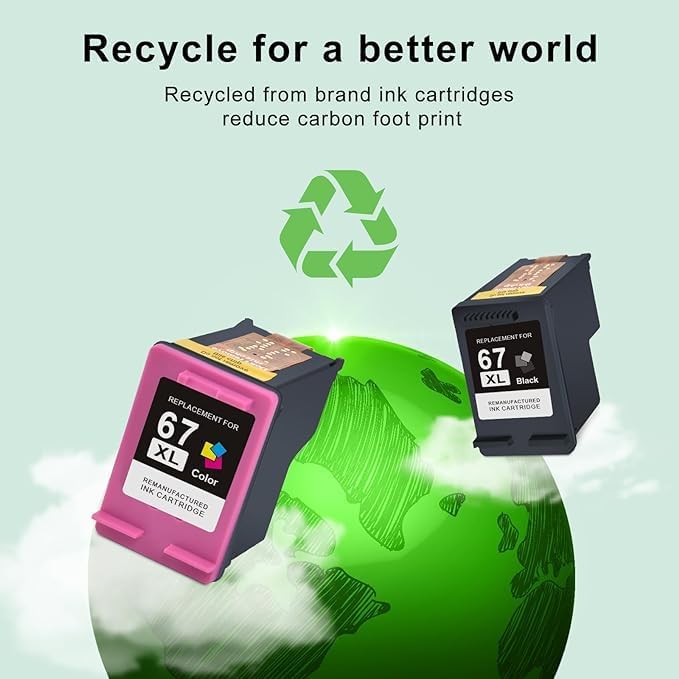 SAILNER 67XL HP Printer Ink, Replacement - Image 8