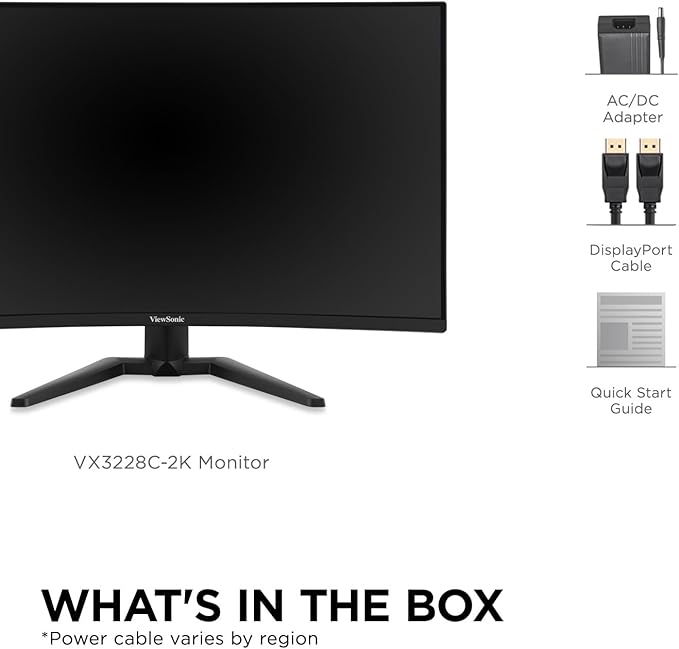 ViewSonic VX3228C-2K 32 Inch 1440p Curved Gaming Monitor - Image 7