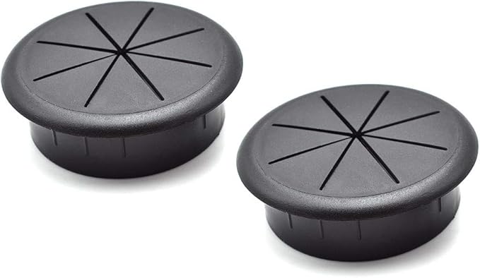2-3/8 Inch Flexible Desk Grommets Wire Cord Hole Cover Cable Organizer by AifeierET