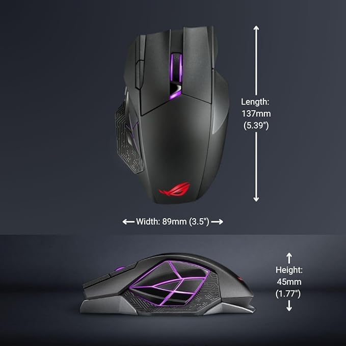 ASUS ROG Spatha X Wireless Gaming Mouse - Image 9