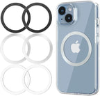 Metal Rings 6PCS, Ultra-Thin for MagSafe Sticker, Magnetic Adapter, Phone Cases by KALAPOP