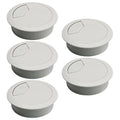 5 Pcs Desk Grommet 2-1/16" / 53 mm, Desk Cord Hole Cover, Cable Grommet ABS by EASYEAH
