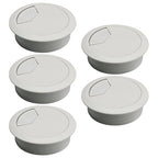 5 Pcs Desk Grommet 2-1/16" / 53 mm, Desk Cord Hole Cover, Cable Grommet ABS by EASYEAH