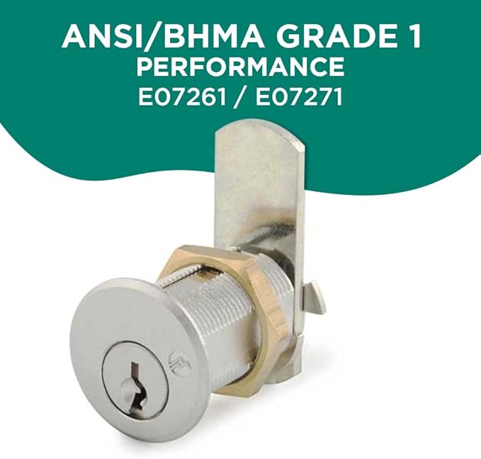 Olympus Locks DCN3 Rekeyable Cam Locks | 1-3/8 in Cylinder KD Key Lock - Image 5
