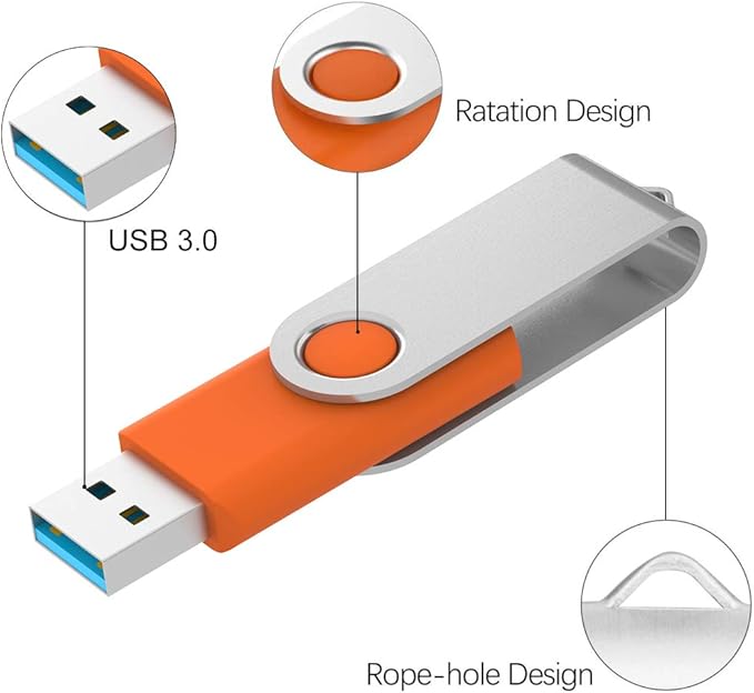 KOOTION 16GB USB 3.0 Flash Drive 16 gb Flash Drives 10pcs Thumb Drive Keychain - Image 3