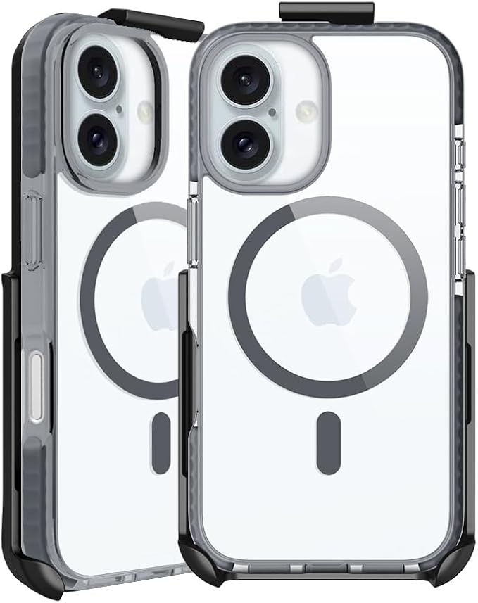 BELTRON Belt Case for iPhone 16, Slim Protective Transparent Case & Rotating - Image 2