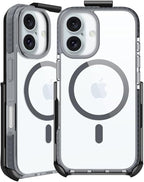 BELTRON Belt Case for iPhone 16, Slim Protective Transparent Case & Rotating - Image 2