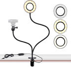 Webcam Light Stand for Live Stream, Selfie Ring Light by AcetakenMount