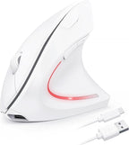 TECKNET Ergonomic Mouse Wireless, Rechargeable Mouse Wireless Silent by Tecknet