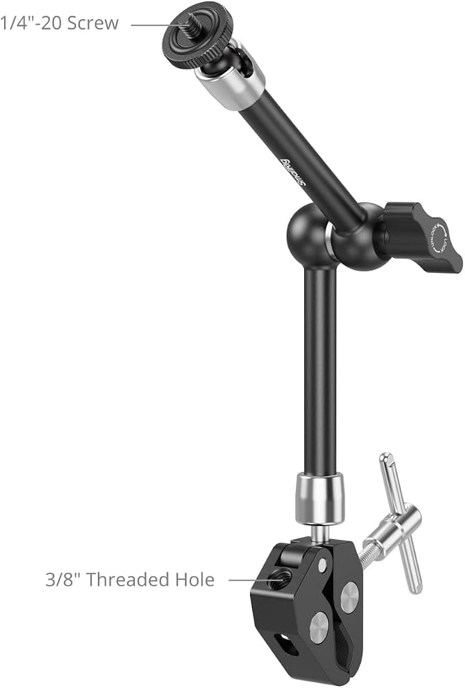 SmallRig Magic Arm Clamp w/ 1/4" Screw, Phone Mount - Image 4