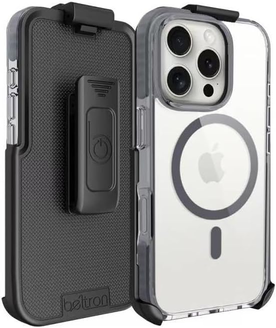 BELTRON Belt Case for iPhone 16 Pro, Slim Protective Transparent Case & - Image 2