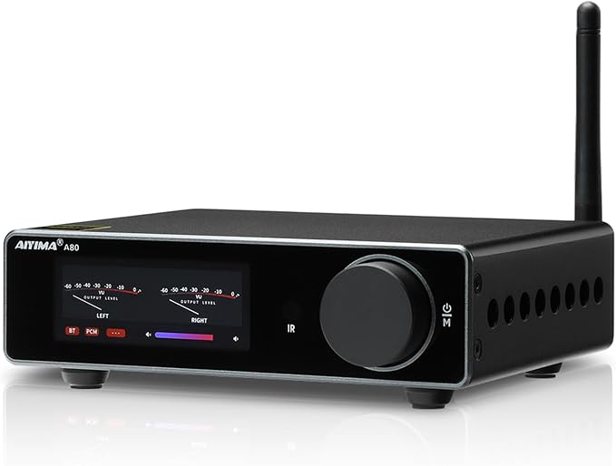 AIYIMA A80 Bluetooth Amplifier DAC Stereo HiFi Home Audio Receiver by ExporeHiFiNeverEnd