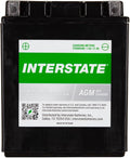 Interstate Batteries YTX14AH-BS 12V 12Ah Powersports Battery 210CCA by InterstateBatteries