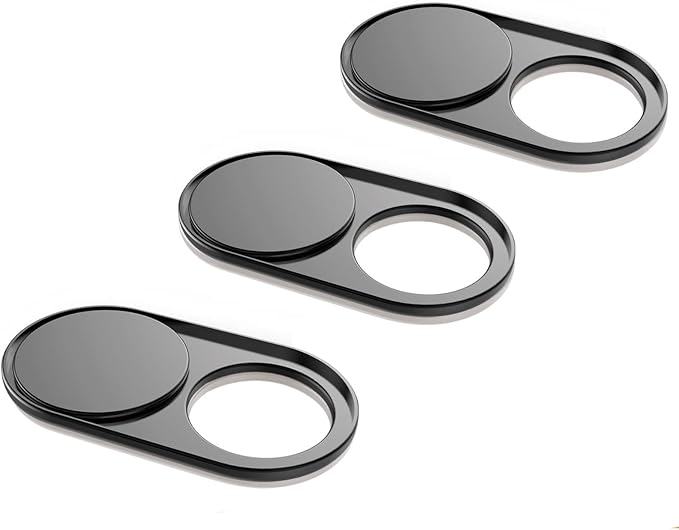 Webcam Cover Slide 0.027in Ultra Thin Metal Magnet Web Camera Cover by CIMKIZ