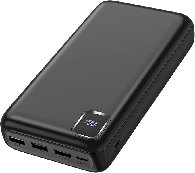 Portable Charger Power Bank 50000mAh Powerbank PD 30W and QC 4.0 Fast Charging by Enerwow-US