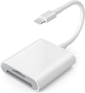 USB C SD Card Reader for iPhone 15/Mac/iPad, USB 3.0 Type C to SD/Micro SD Card by TIANSONG