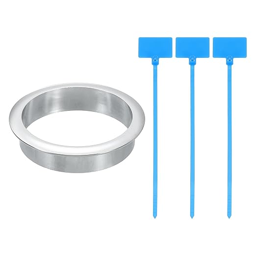 uxcell Desk Grommet, 2-3/4" Zinc Alloy Cable Hole Cover Wire Cord Organizer by uxcell