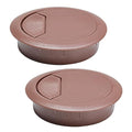 2 Pcs Desk Grommet 2-3/8" / 60 mm, Desk Cord Hole Cover, Cable Grommet ABS by EASYEAH