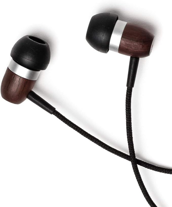 Symphonized Premium Wooden Earphones Wired Deep Bass Sound, 3D Sound, by Symphonized