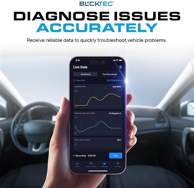 BLCKTEC 410 Bluetooth OBD2 Scanner - Image 3