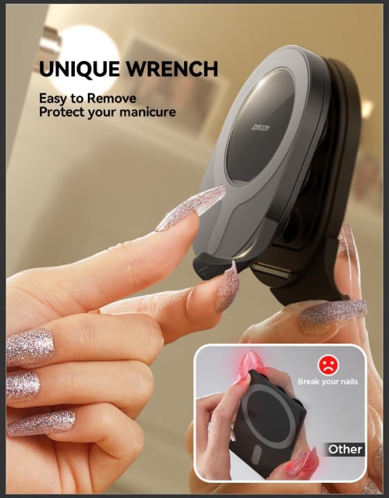 JOYROOM Suction Cup Phone Mount, Magsafe Phone Grip - Image 7