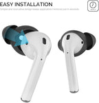 AhaStyle 4 Pairs AirPods Ear Tips Silicone Earbuds Cover Compatible - Image 4