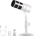EJoy D10 PRO Wireless USB Gaming Microphone – RGB Dynamic Mic by COMICA
