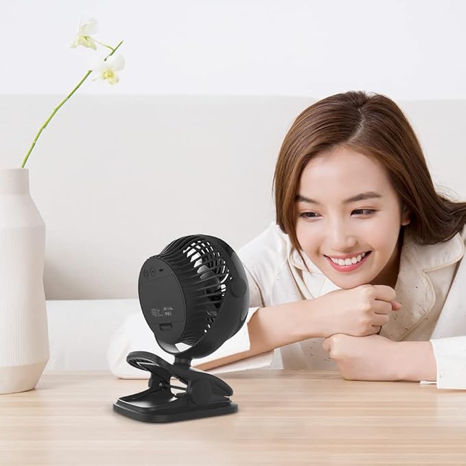 Shinebella AA Battery Powered Clip on Fan - Image 8
