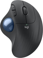 Logitech Ergo M575S Wireless Trackball Mouse, Wireless Ergonomic Mouse by Logitech