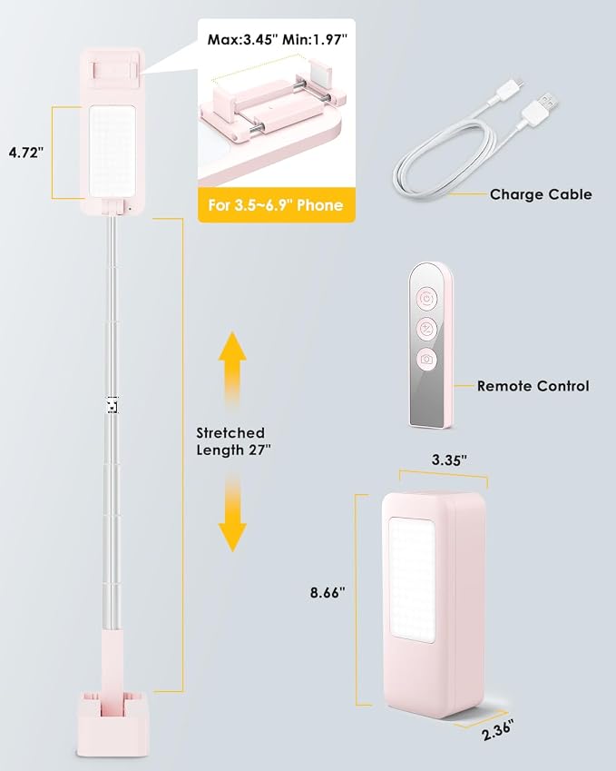 Phone Stand for Recording, Overhead Phone Mount - Image 5