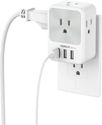 Multi Plug Outlet Splitter by TESSAN