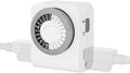BN-LINK Outlet Timer with 2 Grounded Outlets, Mechanical Light Timer by BN-LINK