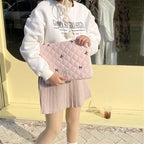 Cute Bow Graphic Carrying Laptop Bag Y2K Preppy Laptop Sleeve Case Bag Kawaii - Image 2
