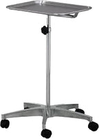 MediChoice Mobile Instrument Stand Steel Portable Adjustable Tray Medical by MediChoice