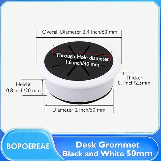 Desk Grommet 2", Desk Hole Cover - Image 8