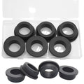 6 Pcs 1-1/2" Drill Hole, 1-1/8" ID Silicone Rubber Grommets by BOPOREAE