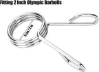 AccEncyc Spring Clip Collars 2 Inch Olympic Barbell Clamps Dumbbell Clips - Image 2