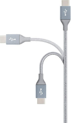 Amazon Basics USB C to USB C Cable, New Nylon USB C Charger Cable - Image 2