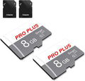 2 Pack TF Card 8GB with Adapter, High Speed Memory Card, UHS-I C10 A1 Memory TF by Bliksem