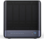 MINISFORUM N5 5-Bay Desktop NAS, AMD Ryzen 7 255, 128GB SSD, 1x 10GbE, 1x 5GbE by MINISFORUM