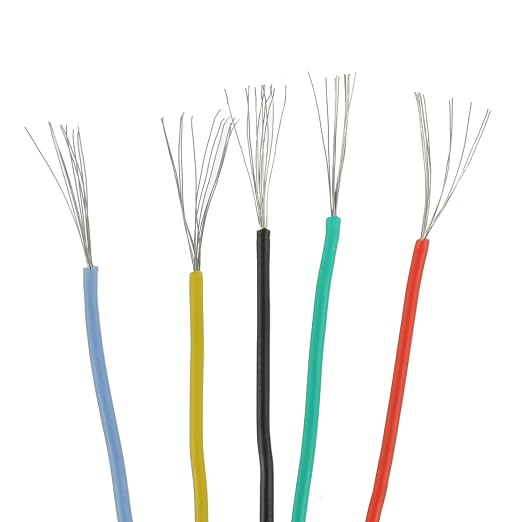 BOJACK 30 AWG Flexible Silicone Wire Electric Wire Hook up Wire Kit 300V Cables - Image 5